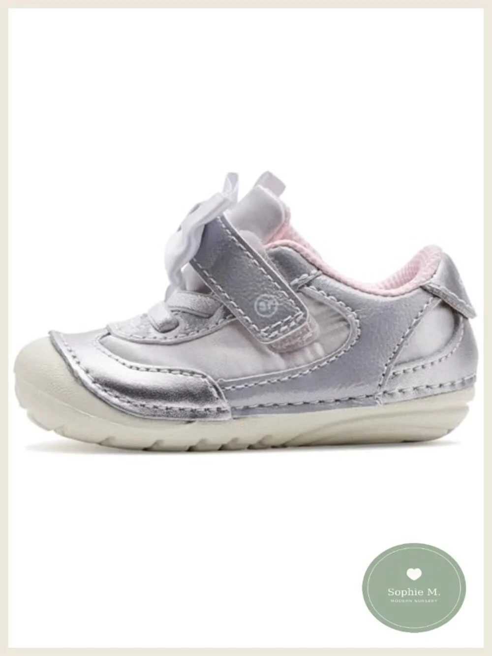 Toddler First Walker Sneakers Soft Motion Hook & Loop APMA Approved